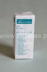 KOMPRESY GAZOWE NIEJAŁOWE 5cmx5cm 100szt. 13N, 8W  SOFTMED