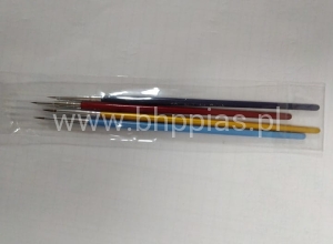 ZESTAW PĘDZLI DO ZDOBIEŃ 4szt.