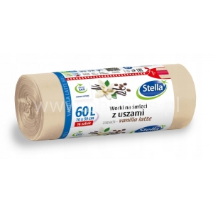 STELLA WORKI NA ŚMIECI Z USZAMI VANILLA LATTE 60L 16szt