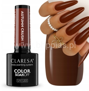 CLARESA LAKIER HYBRYDOWY  3 CZEKOLADOWO ŚLIWKOWY BRĄZ