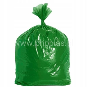 WORKI NA ŚMIECI MOCNE 160L a10szt zielone