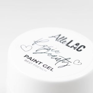 Żel Do Zdobień Paznokci ALLELAC 5g Paint Gel Best French White Biały Gęsty
