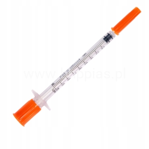 Momina Krepost Strzykawka insulinowa plastikowa 1ml z igłą 29G 100 sztuk