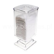 Pojemnik na waciki z wacikami/ Wipes Box with wipes