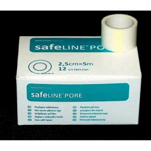 SAFELINE PORE PRZYLEPIEC WŁÓKNINOWY 2,5cmx5m/ 1 szt. 