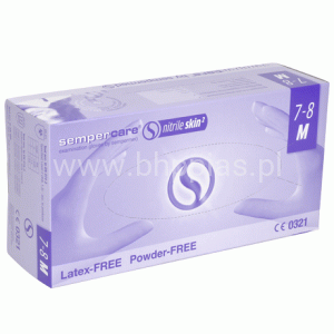 RĘKAWICE NITRYL BEZP.SKIN2 -200SZT S SEMPERCARE