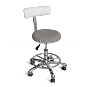 SZARY POKROWIEC FROTTE NA TABORET KOSMETYCZNY 1szt.