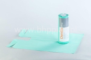 ŚLINIAKI STOMATOLOGICZNE ROLKA WEBER ZIELONE 65x51