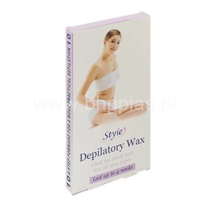 STYIE PLASTRY DO DEPILACJI CIAŁA ZIMNY WOSK 4szt.