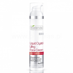 BIELENDA PROFESSIONAL PROFESSIONAL LIFTINGUJĄCY KREM DO TWARZY NA BAZIE CIEKŁOKRYSTALICZNEJ SPF15 100ML KREM DO TWARZY