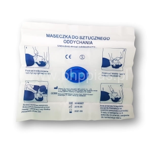 MASECZKA JEDNORAZOWA DO SZTUCZNEGO ODDYCHANIA