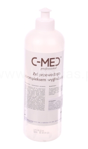 ŻEL PRZEWODZĄCY 500 ml ŻEL C-MED SMOOTH BEZBARWNY RF FALE RADIOWE