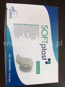 PRZYLEPIEC MOCUJĄCY Z WŁÓKNINY 2,5cmx9,14m SOFTplast a'1