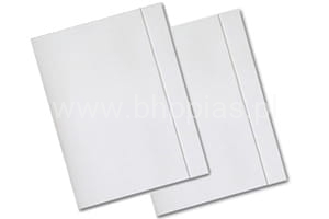 TECZKA BIAŁA NA GUMKĘ 1szt