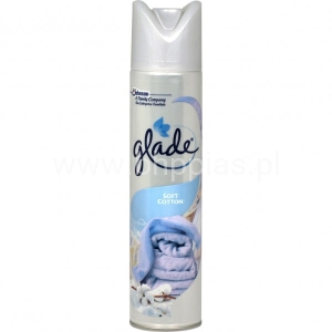 GLADE AREO ODŚWIEŻACZ POWIETRZA W SPRAYU SOFT COTTON 300 ML