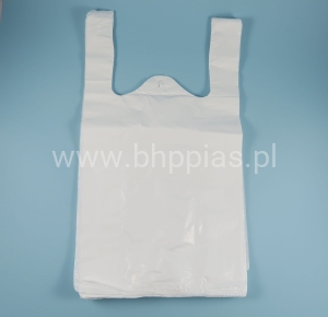 REKLAMÓWKI LDPE 25/6x45 BIAŁE op.50 sztuk, GRUBOŚĆ 51 mikr., do 5 kg