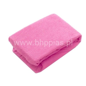 RÓŻOWE PRZEŚCIERADŁO FROTTE NA FOTEL KOSMETYCZNY 1szt. 