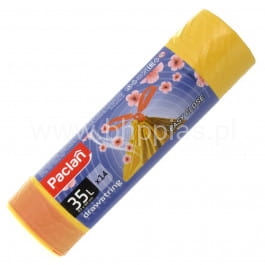 WORKI NA ŚMIECI POMARAŃCZOWE 35L A'15