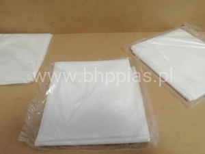 PELERYNKI WŁÓKNINOWE BIAŁE 1szt. POJEDYNCZO PAKOWANE/ PELERYNA DO STRZYŻENIA 1szt.