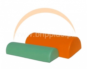 PÓŁWAŁEK REHABILITACYJNY 60X18X12cm ZIELONY (groszkowy, medyczny lub miętowy)