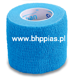 SAMOPRZYLEPNY BANDAŻ ELASTYCZNY 5cmx4,5m  JASNO NIEBIESKI