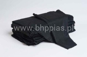 PELERYNA WŁÓKNINOWA DO STRZYŻENIA DŁUGA CZARNA 25SZT.