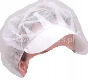 CZEPEK OCHRONNY PIECZARKA Z DASZKIEM 100szt.