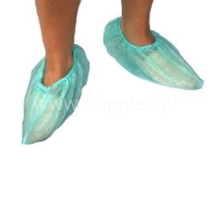 OCHRANIACZE WŁÓKNINOWE NA OBUWIE ZIELONE 50szt.