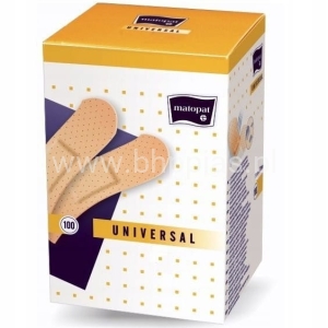 PLASTRY Z OPATRUNKIEM UNIVERSAL 25x76mm 100 szt.