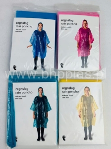KIESZONKOWY PŁASZCZ PRZECIWDESZCZOWY FOLIOWY TURKUS 1szt.