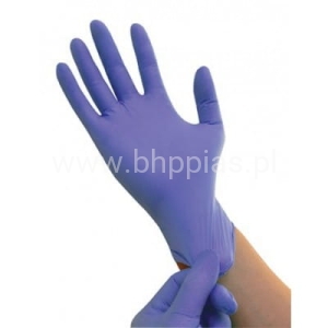 RĘKAWICZKI NITRYLOWE PURPLE BLUE S MAXTER 100szt