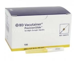 Igła systemowa BD VACUTAINER 20G 0,9x38 PRECISION GLIDE do pobierania