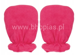 RĘKAWICE DO PARAFINY WELUROWE FUKSJA 1 PARA