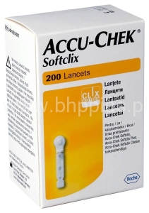 IGŁY LANCETY ACCU-CHEK SOFTCLIX 200 sztuk