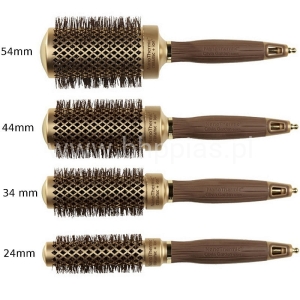 Olivia Garden Szczotka NANO THERMIC MINIDISPLAY maly zestaw szczotek do modelowania włosów