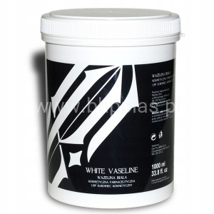 BIAŁA WAZELINA MEDYCZNA 1KG KOSMETYCZNA