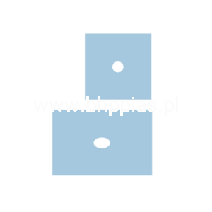 SERWETA JAŁOWA 75 x 90 CM , Z CENTRALNYM OTWOREM PRZYLEPNYM   7 CM