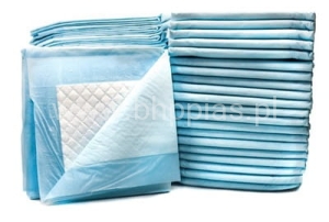 PODKŁADY CHŁONNE HIGIENICZNE 40x60 100szt BISMED