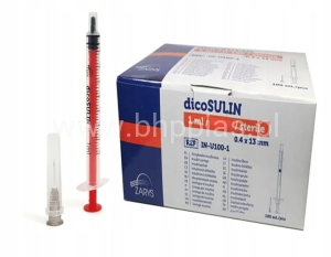 Strzykawki insulinowe 1ml dicoSULIN U-40 0,40x13mm
