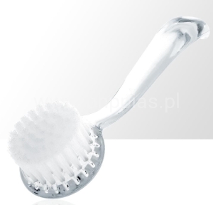 SZCZOTECZKA DO PAZNOKCI MANICURE OKRĄGŁA BEZBARWNA