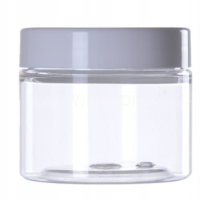 SŁOIK PET na Krem Żel 50ml Biała Nakrętka PP