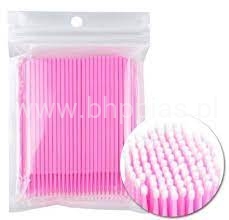MIKROPĘDZELKI 1X 100SZT.  RÓŻOWE