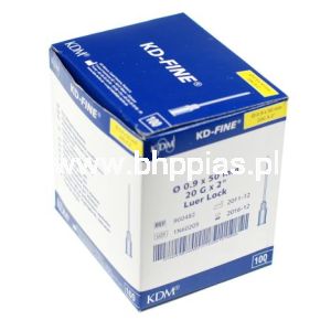 IGŁY INIEKCYJNE  KD - Fine j.u. 0,9 x 50 mm - 100 szt.