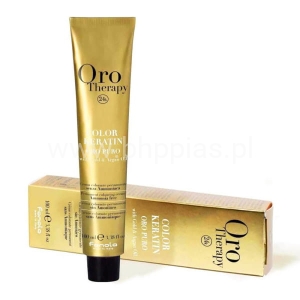Fanola Oro Therapy Color Keratin Oro Puro Farba w kremie do trwałej koloryzacji bez amoniaku 100ml