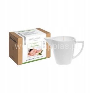 DUŻA ŚWIECA DO MASAŻU ZIELONA HERBATA 170 g