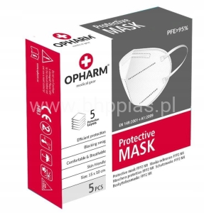 MASKA ANTYWIRUSOWA FFP2 KN95 POLSKA OPHARM 1 szt