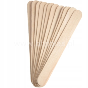 Szpatułki szerokie do wosku 100 szt.