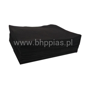 RĘCZNIK WŁÓKNINOWY BASIC CZARNY 70x40 - (50szt)