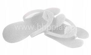 KLAPKI JAPONKI PIANKOWE PEDICURE 10 PAR BIAŁE