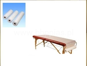 BIAŁA WŁÓKNINA W ROLI 20G/PRZEŚCIERADŁO WŁÓKNINOWE W ROLI 50cmx100m perforacja co 37cm/1 rolka